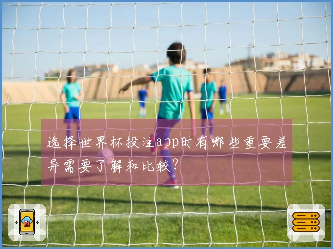 选择世界杯投注app时有哪些重要差异需要了解和比较？