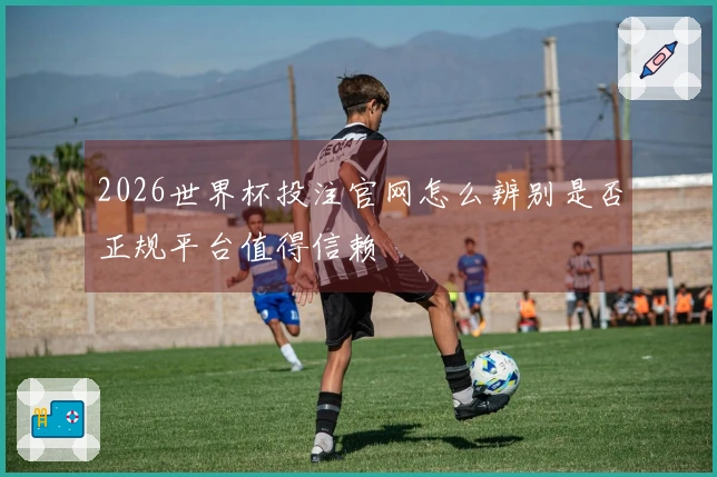 2026世界杯投注官网怎么辨别是否正规平台值得信赖